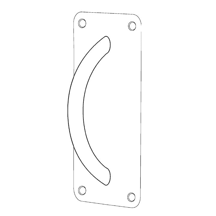 Crescent on plate